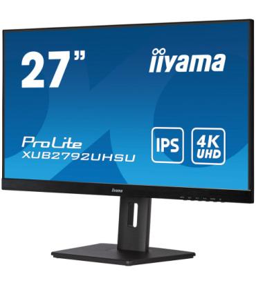 iiyama ProLite XUB2792UHSU-B5 pantalla para PC 68,6 cm (27") 3840 x 2160 Pixeles 4K Ultra HD LED Negro