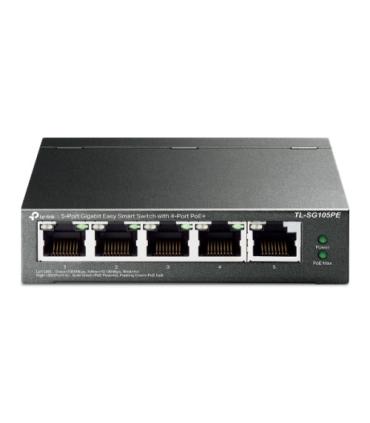 TP-Link TL-SG105PE switch Gestionado L2 Gigabit Ethernet (10/100/1000) Energía sobre Ethernet (PoE) Negro