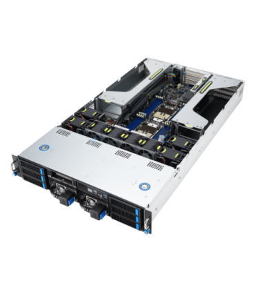 ASUS 90SF0251-M004X0 servidor barebone Intel C741 Bastidor (2U) Negro, Acero