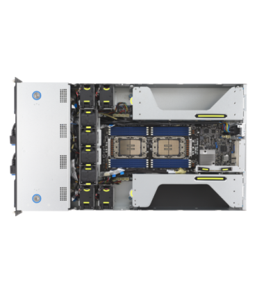 ASUS 90SF0251-M004X0 servidor barebone Intel C741 Bastidor (2U) Negro, Acero