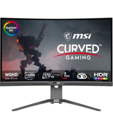 MSI MAG 275CQRF QD pantalla para PC 68,6 cm (27") 2560 x 1440 Pixeles Wide Quad HD Negro