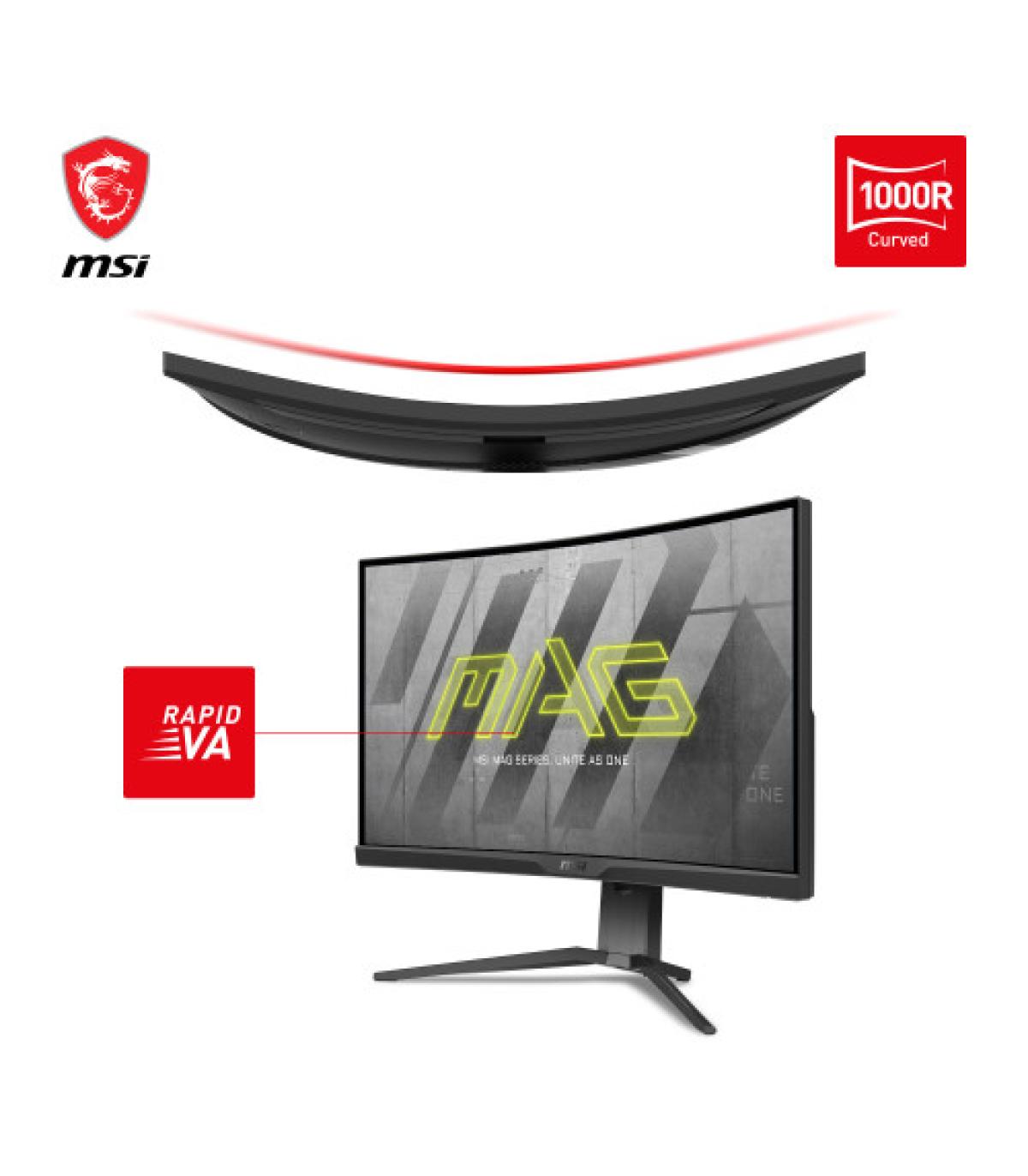 MSI MAG 275CQRF QD pantalla para PC 68,6 cm (27") 2560 x 1440 Pixeles Wide Quad HD Negro