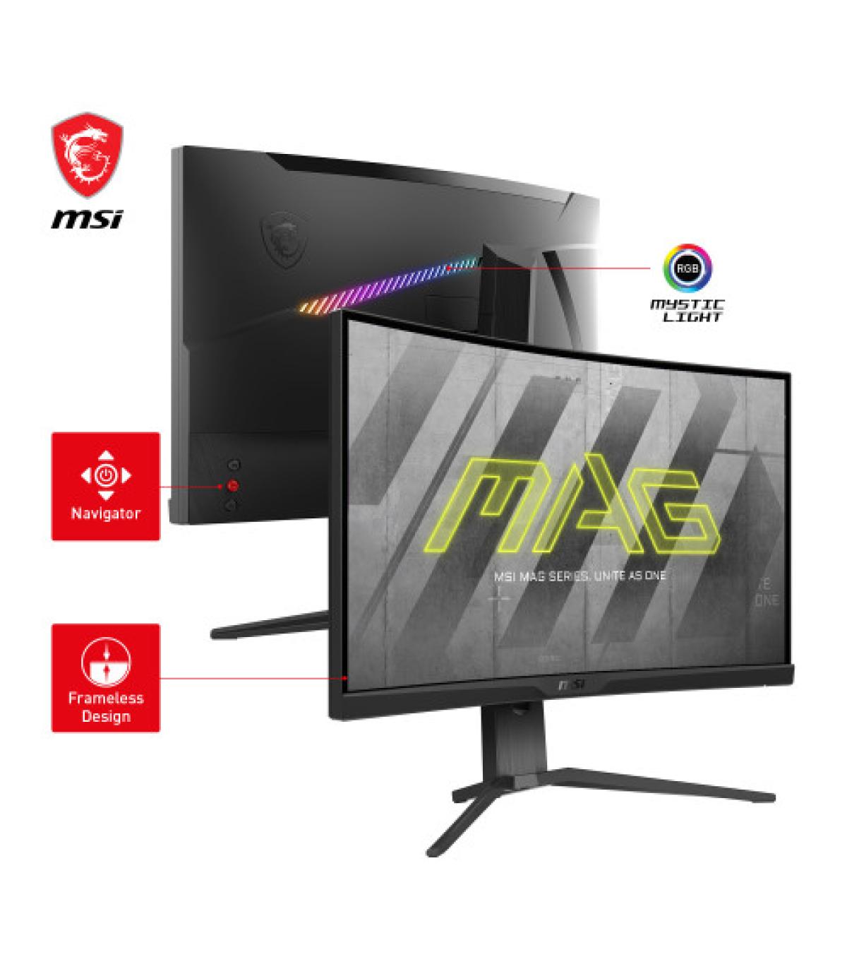 MSI MAG 275CQRF QD pantalla para PC 68,6 cm (27") 2560 x 1440 Pixeles Wide Quad HD Negro