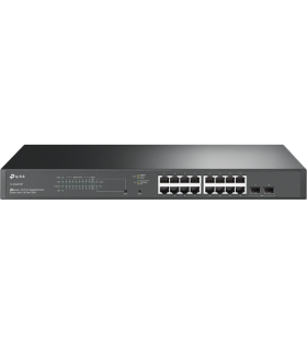 TP-Link TL-SG2218P switch L2/L2+ Gigabit Ethernet (10/100/1000) Energía sobre Ethernet (PoE) 1U Negro