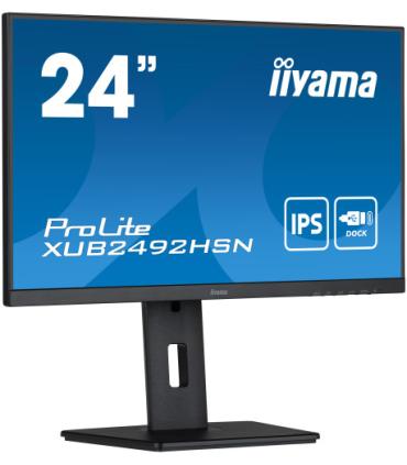 iiyama ProLite XUB2492HSN-B5 LED display 61 cm (24") 1920 x 1080 Pixeles Full HD Negro