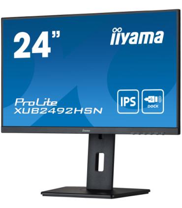 iiyama ProLite XUB2492HSN-B5 LED display 61 cm (24") 1920 x 1080 Pixeles Full HD Negro