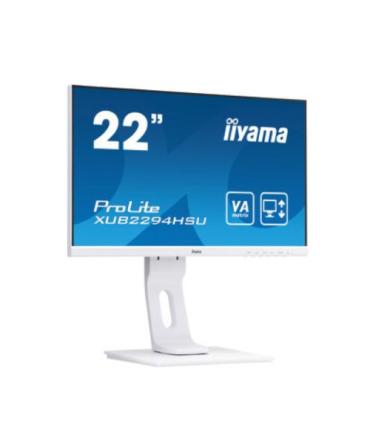 MONITOR IIYAMA 21,5" XUB2294HSU-W2, FHD, 75HZ, 4 MS, VGA, HDMI, DISPLAYPORT,ALT, REG ALT, GIRO, INCL