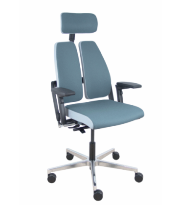 SILLA XILIUM DUO TRASLAK X-MOVE BONDAI GRIS BRAZO 4D CABECERO GRIS PIQUERAS Y CRESPO 365DTKNBN80108078B3DC