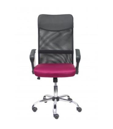 SILLA GONTAR RESPALDO MALLA NEGRO ASIENTO GRANATE PIQUERAS Y CRESPO 31BM8403D933CRRP