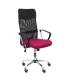 SILLA GONTAR RESPALDO MALLA NEGRO ASIENTO GRANATE PIQUERAS Y CRESPO 31BM8403D933CRRP