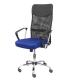 SILLA GONTAR RESPALDO MALLA NEGRO ASIENTO AZUL PIQUERAS Y CRESPO 31BM8403D229CRRP