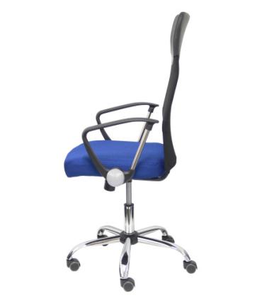 SILLA GONTAR RESPALDO MALLA NEGRO ASIENTO AZUL PIQUERAS Y CRESPO 31BM8403D229CRRP