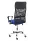 SILLA GONTAR RESPALDO MALLA NEGRO ASIENTO AZUL PIQUERAS Y CRESPO 31BM8403D229CRRP