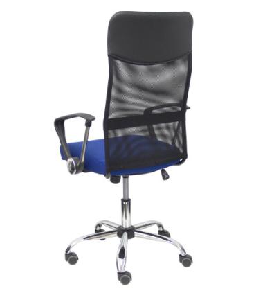 SILLA GONTAR RESPALDO MALLA NEGRO ASIENTO AZUL PIQUERAS Y CRESPO 31BM8403D229CRRP