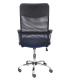 SILLA GONTAR RESPALDO MALLA NEGRO ASIENTO AZUL PIQUERAS Y CRESPO 31BM8403D229CRRP