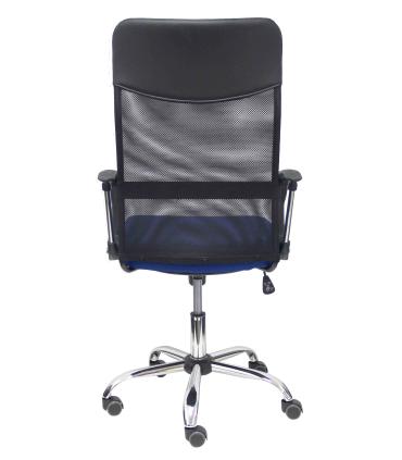 SILLA GONTAR RESPALDO MALLA NEGRO ASIENTO AZUL PIQUERAS Y CRESPO 31BM8403D229CRRP