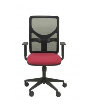 SILLA MOTILLA MALLA NEGRA ASIENTO BALI GRANATE BRAZO REGULABLE PIQUERAS Y CRESPO 21SM840B933B10CRN65