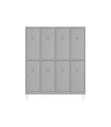 TAQUILLA 300 4 MODULOS 2 PUERTAS 180x1200x50CM RAL7035 ROCADA T304M2P7035-7035