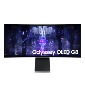 Samsung Odyssey Neo G8 LS34BG850SUXEN pantalla para PC 86,4 cm (34") 3440 x 1440 Pixeles UltraWide Quad HD OLED Plata