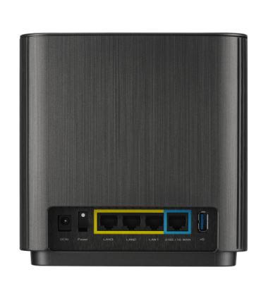 ASUS ZenWiFi AX (XT9) AX7800 1er Pack Schwarz Tribanda (2,4 GHz/5 GHz/5 GHz) Wi-Fi 6 (802.11ax) Negro 4 Interno