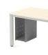 SOPORTE CPU PARA  MESAS WORK/EXECUTIVE/TOTAL/BLANCA GRIS ALUMINIO 2943