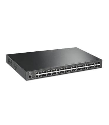 TP-Link TL-SG3452XP JetStream PoE Switch Gestionado L2+ Gigabit Ethernet (10/100/1000) Energía sobre Ethernet (PoE) 1U Negro
