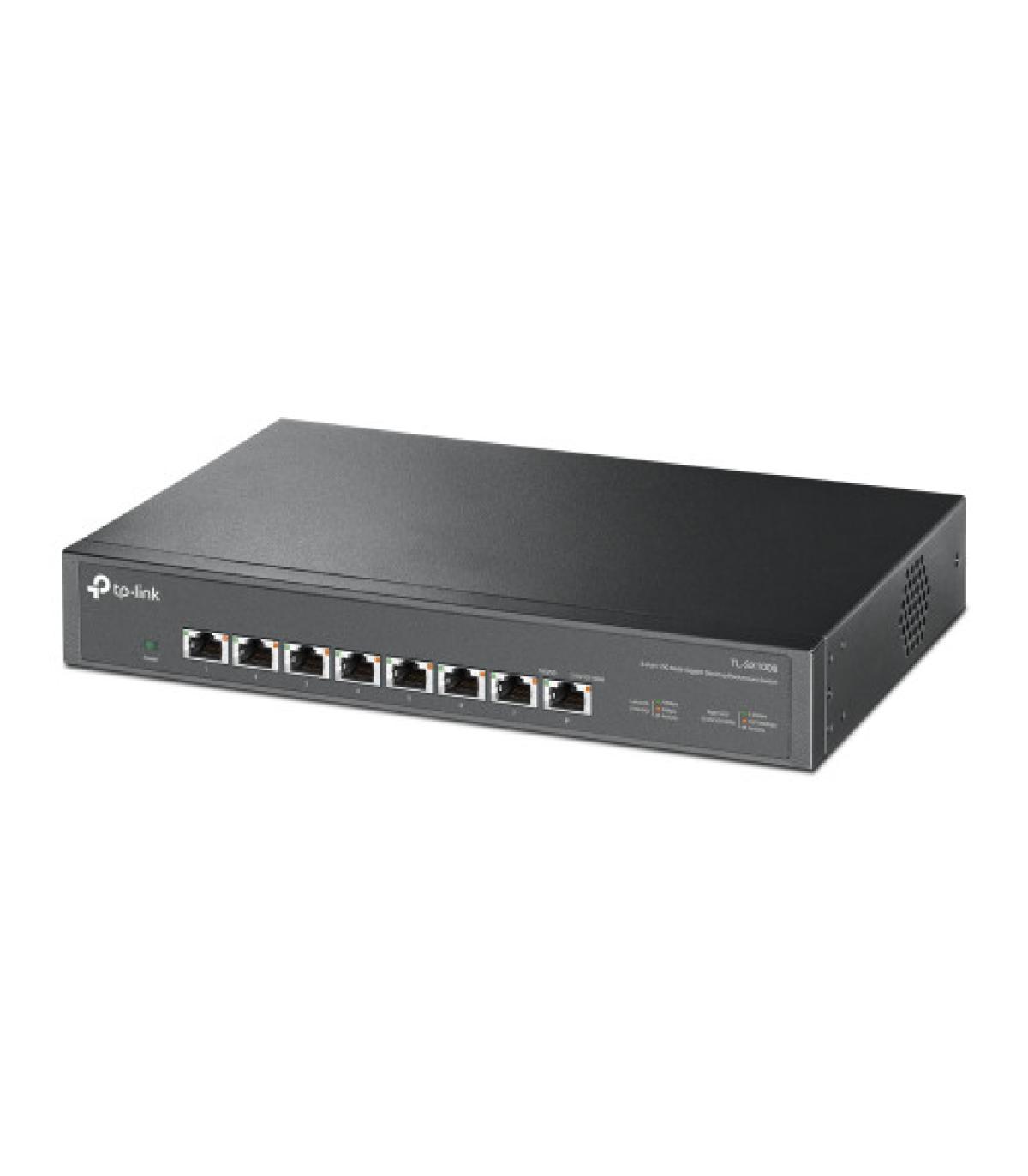 TP-Link TL-SX1008 switch No administrado 10G Ethernet (100/1000/10000) Negro