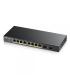 Zyxel GS1900-8HP v3 PoE Gestionado L2 Gigabit Ethernet (10/100/1000) Energía sobre Ethernet (PoE) Negro