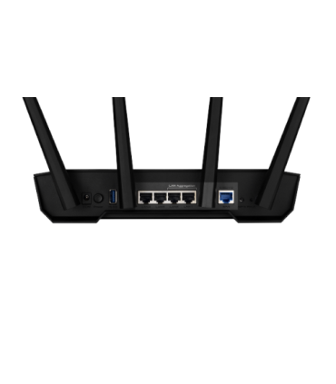 ASUS 90IG0790-MO3B00 router inalámbrico Gigabit Ethernet Doble banda (2,4 GHz / 5 GHz) Negro, Naranja