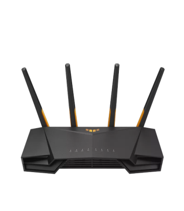 ASUS 90IG0790-MO3B00 router inalámbrico Gigabit Ethernet Doble banda (2,4 GHz / 5 GHz) Negro, Naranja
