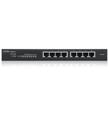 ZYXEL GS1915-8, 8-PORT GBE SMART HYBRID MODE SWITCH, STANDALONE OR NEBULAFLEX CLOUD, DESKTOP, FANLESS