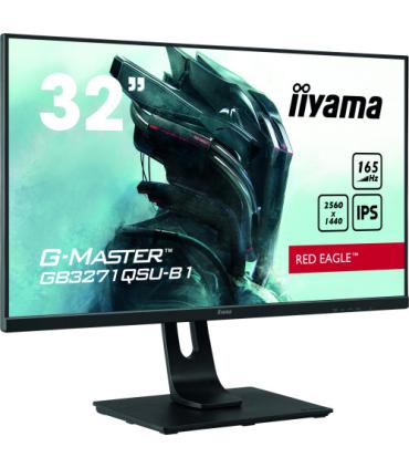 MONITOR IIYAMA 32" GAMING G-MASTER, GB3271QSU-B1,QHD, 2560 x 1440, 1MS, 165HZ, ALT, INCL, REG ALT, USB, HDMI, DISPLAYPORT