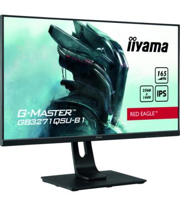 MONITOR IIYAMA 32" GAMING G-MASTER, GB3271QSU-B1,QHD, 2560 x 1440, 1MS, 165HZ, ALT, INCL, REG ALT, USB, HDMI, DISPLAYPORT
