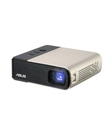 ASUS ZenBeam E2 videoproyector Proyector de alcance estándar 300 lúmenes ANSI DLP WVGA (854x480) Negro, Oro