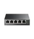 TP-LINK TL-SG1005LP switch No administrado Gigabit Ethernet (10/100/1000) Energía sobre Ethernet (PoE) Negro