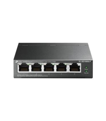 TP-LINK TL-SG1005LP switch No administrado Gigabit Ethernet (10/100/1000) Energía sobre Ethernet (PoE) Negro