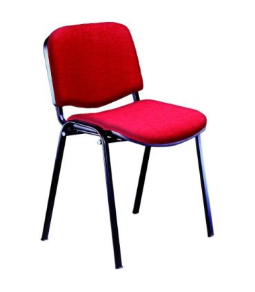 SILLA CONFIDENTE RODANO TAPIZADA ROJA UNISIT D5S/ER