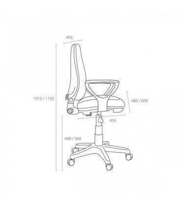 SILLA MODELO OURIZO AZUL ARCHIVO 2000 6450 AZ