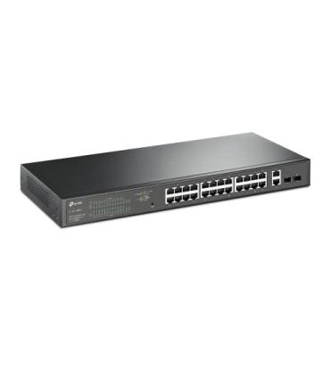 TP-LINK TL-SG1428PE switch Gestionado Gigabit Ethernet (10/100/1000) Energía sobre Ethernet (PoE) 1U Negro