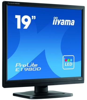 iiyama ProLite E1980D-B1 LED display 48,3 cm (19") 1280 x 1024 Pixeles XGA Negro