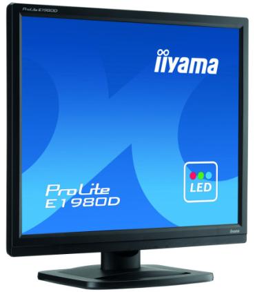 iiyama ProLite E1980D-B1 LED display 48,3 cm (19") 1280 x 1024 Pixeles XGA Negro