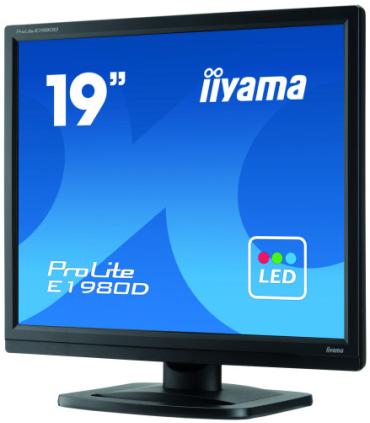 iiyama ProLite E1980D-B1 LED display 48,3 cm (19") 1280 x 1024 Pixeles XGA Negro