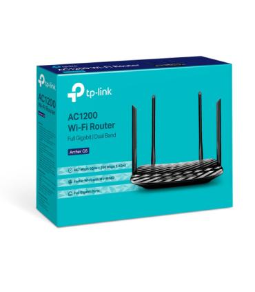 TP-LINK Archer C6 router inalámbrico Ethernet rápido Doble banda (2,4 GHz / 5 GHz) Blanco