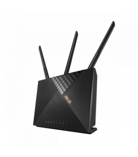 ASUS 4G-AX56 router inalámbrico Gigabit Ethernet Doble banda (2,4 GHz / 5 GHz) 3G Negro