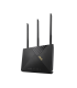 ASUS 4G-AX56 router inalámbrico Gigabit Ethernet Doble banda (2,4 GHz / 5 GHz) 3G Negro