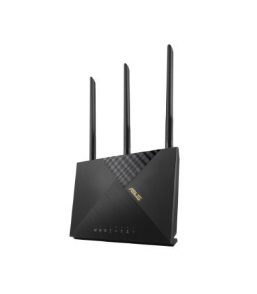 ASUS 4G-AX56 router inalámbrico Gigabit Ethernet Doble banda (2,4 GHz / 5 GHz) 3G Negro