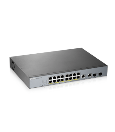 Zyxel GS1350-18HP-EU0101F switch Gestionado L2 Gigabit Ethernet (10/100/1000) Energía sobre Ethernet (PoE) Gris