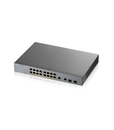 Zyxel GS1350-18HP-EU0101F switch Gestionado L2 Gigabit Ethernet (10/100/1000) Energía sobre Ethernet (PoE) Gris