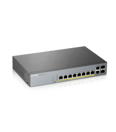 Zyxel GS1350-12HP-EU0101F switch Gestionado L2 Gigabit Ethernet (10/100/1000) Energía sobre Ethernet (PoE) Gris