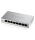 Zyxel GS1200-8 Gestionado Gigabit Ethernet (10/100/1000) Plata